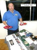 Keven with his model car display February 2012