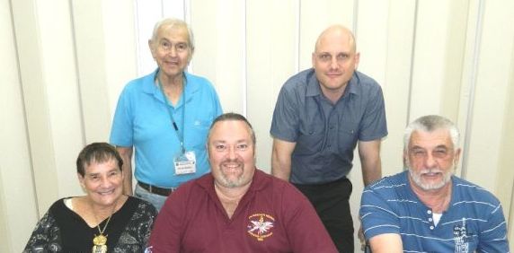 Honorary Life members with Club President RCPC Meeting